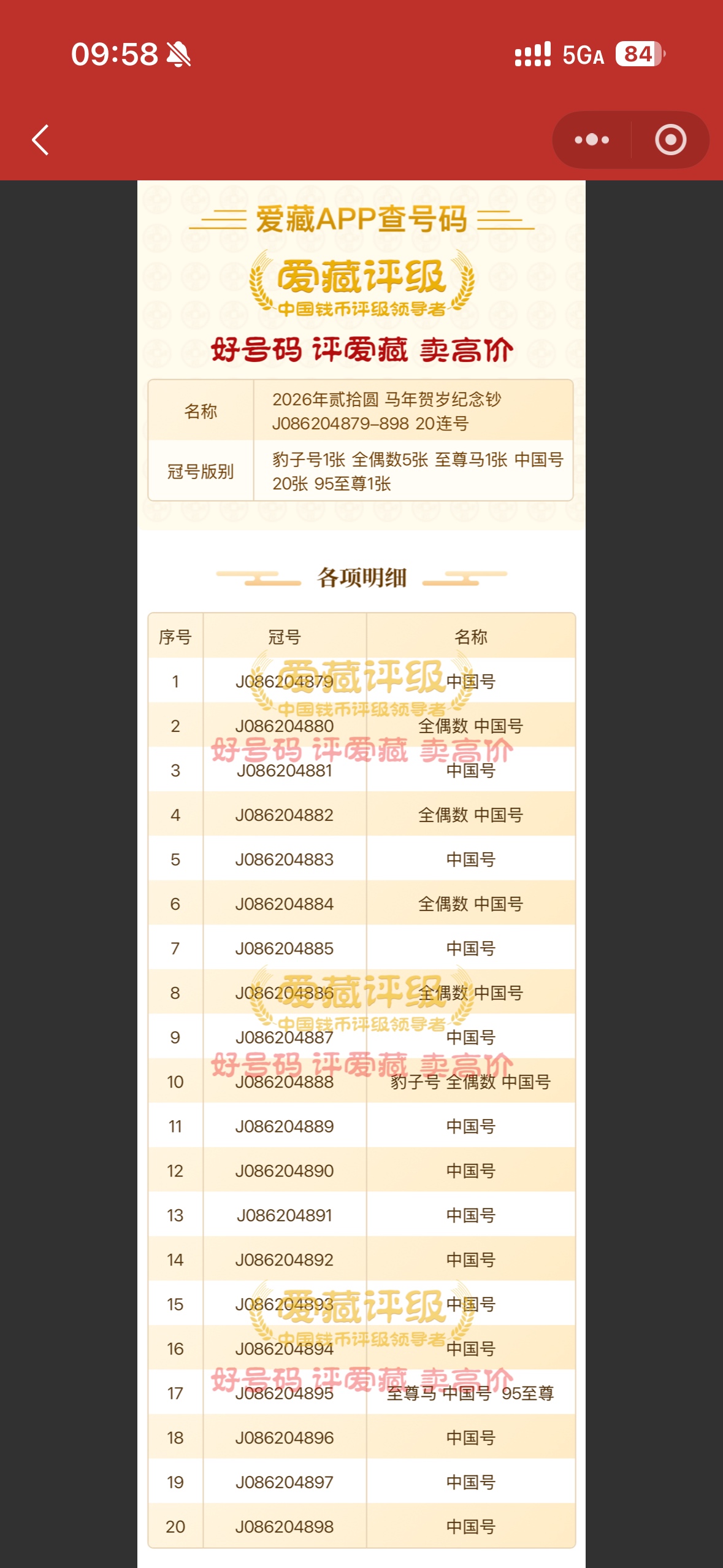 今天刚取，不懂收藏，诚心问老哥们，看看值多少



83 / 作者:ZFL282263 / 