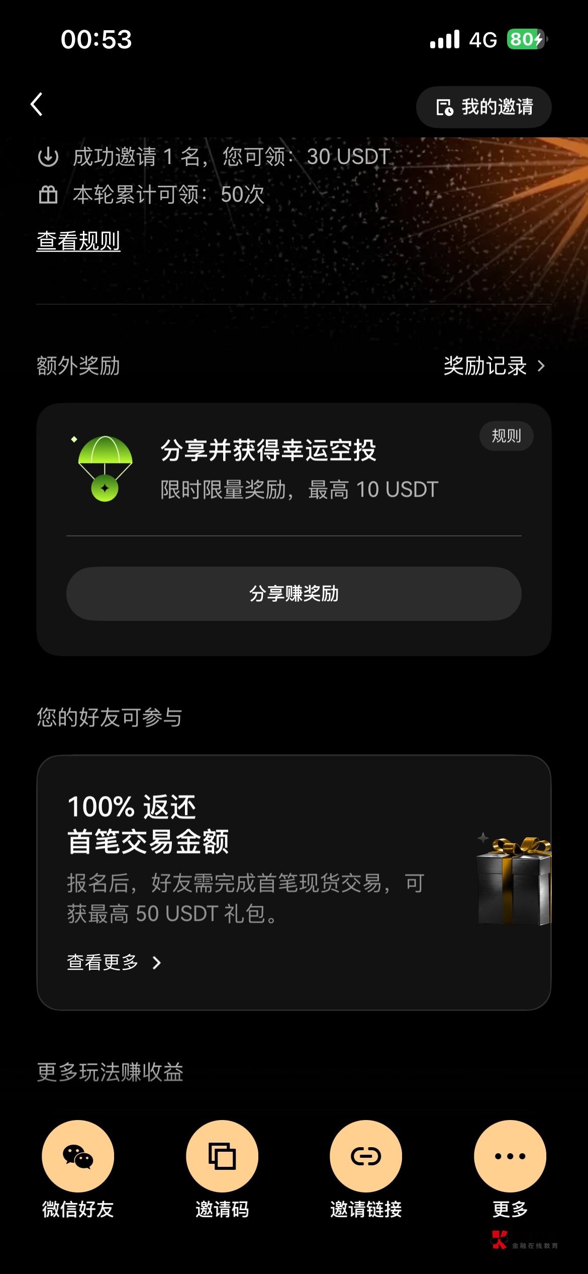 这个分享是还需要别人点链接才行？

24 / 作者:卡农超级管理 / 