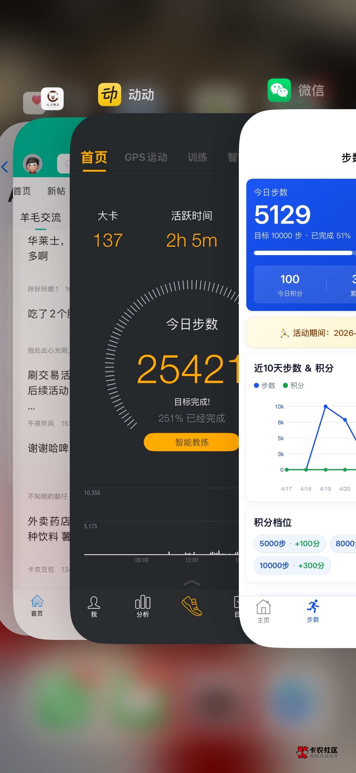 动动app刷了步数，怎么不同步到微信。我是用微信登陆动动的


34 / 作者:桃子看不清脸 / 