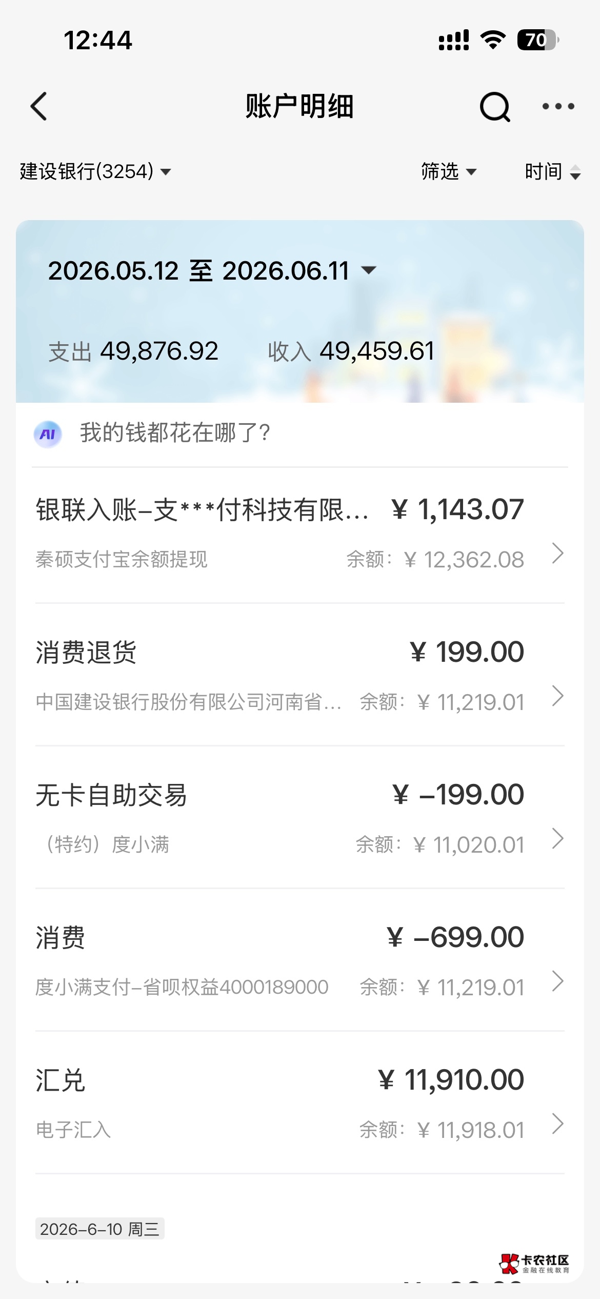 省呗下款了，准备强制上岸了，申请了十几个平台都秒拒。唯独省呗下了，扣了900的会员54 / 作者:哦哦哦公民 / 