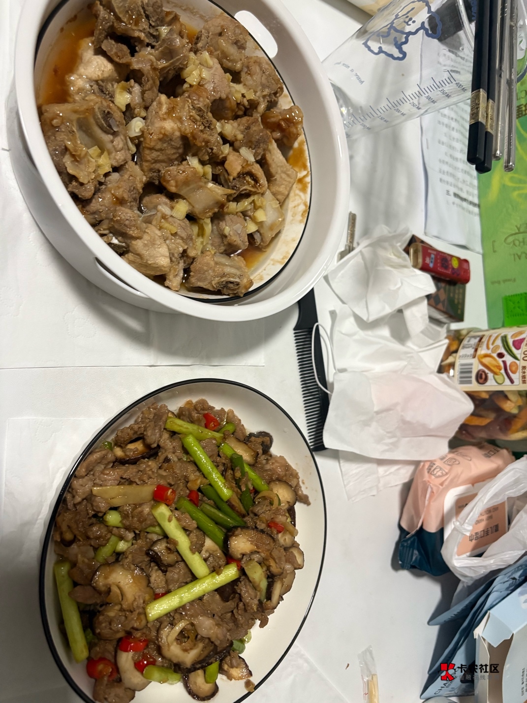 饿晕了，第一次做饭简简单单两个小菜

2 / 作者:哦这样吗 / 