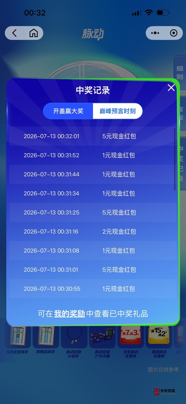 脉动还还有25次抽奖。中了6个5 7个2 10个1。

81 / 作者:bij5 / 