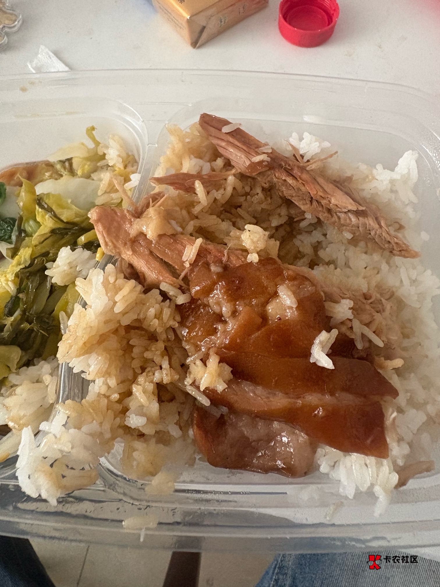 好难吃的猪脚饭，和去店里吃的是两个味，是不是有专门外卖的差货

60 / 作者:哦这样吗 / 