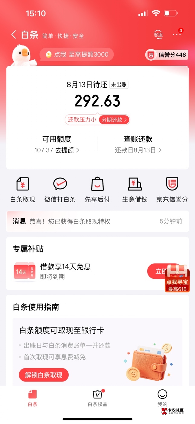 万年呆帐黑户竟然强行给我开通了白条 醉了 在12306里面用京东支付 竟然成功了 刚好要94 / 作者:再回首1997 / 