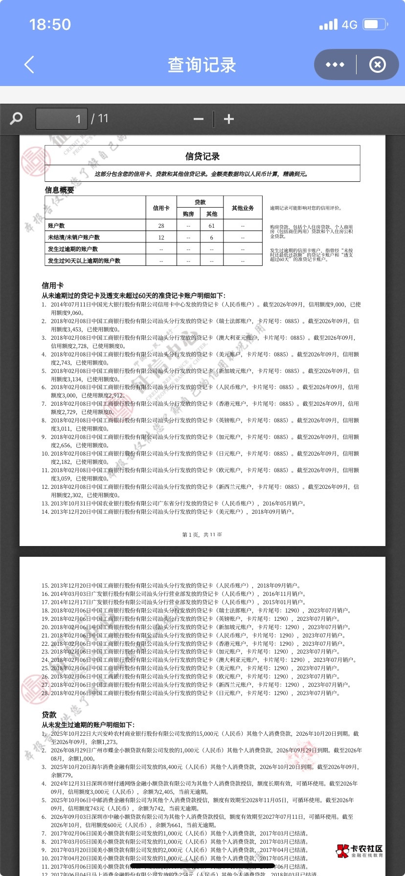 我这征信是不是废了？老哥都看看

13 / 作者:loop同 / 