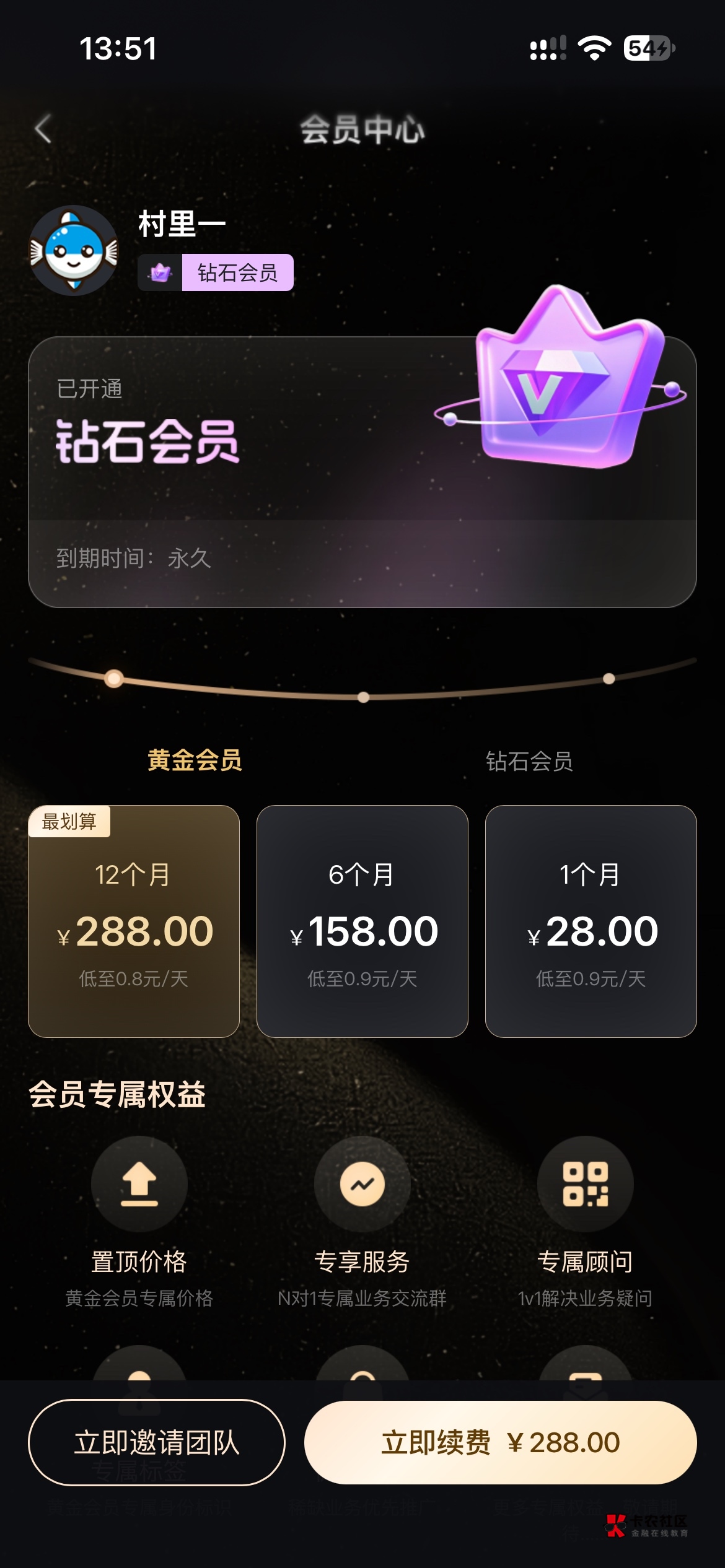 钻石会员就是好

55 / 作者:村草 / 